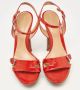 Sergio Rossi Pre-owned Leather sandals Red Dames - Thumbnail 3