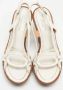 Sergio Rossi Pre-owned Leather sandals White Dames - Thumbnail 3