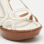 Sergio Rossi Pre-owned Leather sandals White Dames - Thumbnail 7