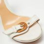 Sergio Rossi Pre-owned Leather sandals White Dames - Thumbnail 7