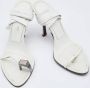 Sergio Rossi Pre-owned Leather sandals White Dames - Thumbnail 5