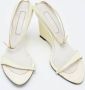 Sergio Rossi Pre-owned Leather sandals White Dames - Thumbnail 4