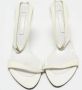 Sergio Rossi Pre-owned Leather sandals White Dames - Thumbnail 4