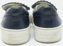 Sergio Rossi Pre-owned Leather sneakers Blue Dames - Thumbnail 4