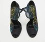 Sergio Rossi Pre-owned Mesh heels Blue Dames - Thumbnail 3