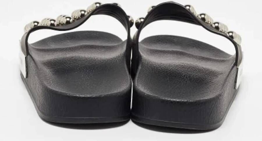 Sergio Rossi Pre-owned Rubber sandals Black Dames