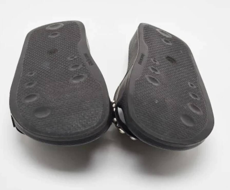 Sergio Rossi Pre-owned Rubber sandals Black Dames