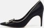 Sergio Rossi Pre-owned Satin heels Black Dames - Thumbnail 2