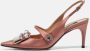 Sergio Rossi Pre-owned Satin heels Pink Dames - Thumbnail 2