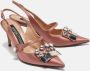 Sergio Rossi Pre-owned Satin heels Pink Dames - Thumbnail 4