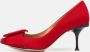 Sergio Rossi Pre-owned Satin heels Red Dames - Thumbnail 2