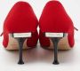 Sergio Rossi Pre-owned Satin heels Red Dames - Thumbnail 5