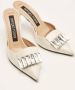 Sergio Rossi Pre-owned Satin mules White Dames - Thumbnail 2