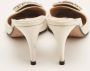 Sergio Rossi Pre-owned Satin mules White Dames - Thumbnail 3