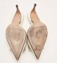 Sergio Rossi Pre-owned Satin mules White Dames - Thumbnail 4