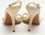 Sergio Rossi Pre-owned Satin sandals Beige Dames - Thumbnail 4