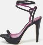 Sergio Rossi Pre-owned Satin sandals Black Dames - Thumbnail 2