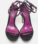 Sergio Rossi Pre-owned Satin sandals Black Dames - Thumbnail 3