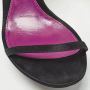 Sergio Rossi Pre-owned Satin sandals Black Dames - Thumbnail 7