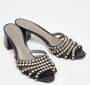 Sergio Rossi Pre-owned Satin sandals Black Dames - Thumbnail 4