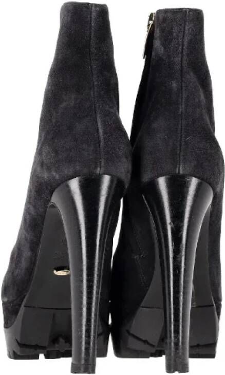 Sergio Rossi Pre-owned Suede boots Black Dames