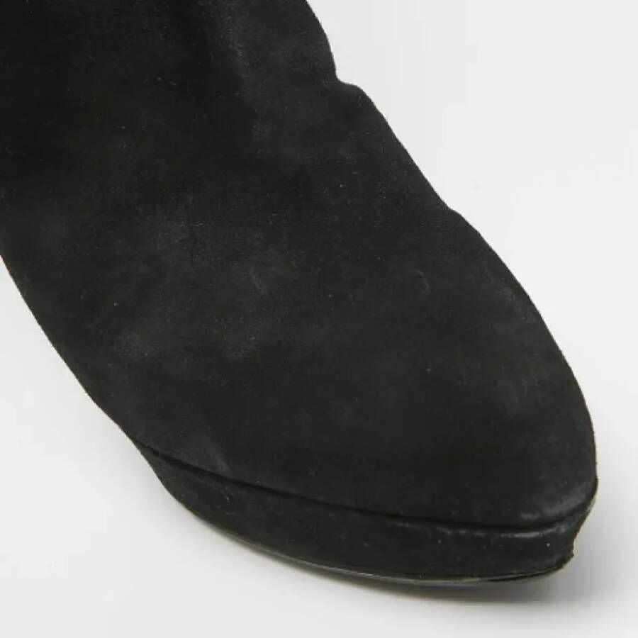 Sergio Rossi Pre-owned Suede boots Black Dames