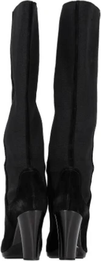 Sergio Rossi Pre-owned Suede boots Black Dames