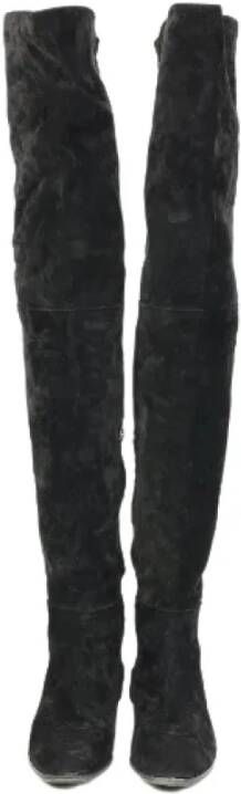 Sergio Rossi Pre-owned Suede boots Black Dames