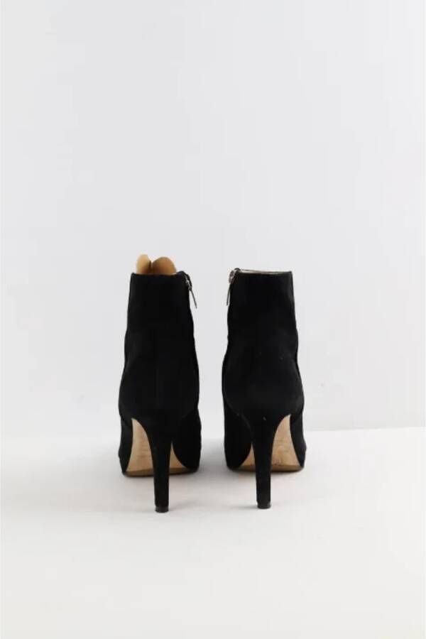 Sergio Rossi Pre-owned Suede boots Black Dames