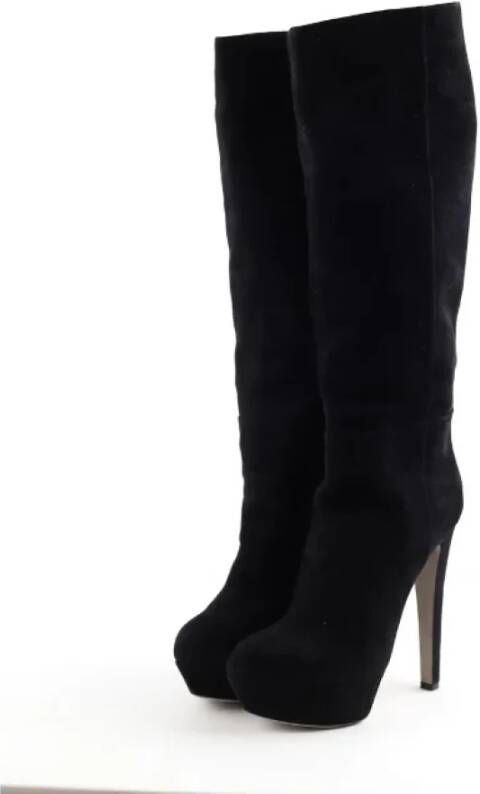 Sergio Rossi Pre-owned Suede boots Black Dames