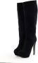 Sergio Rossi Pre-owned Suede boots Black Dames - Thumbnail 4