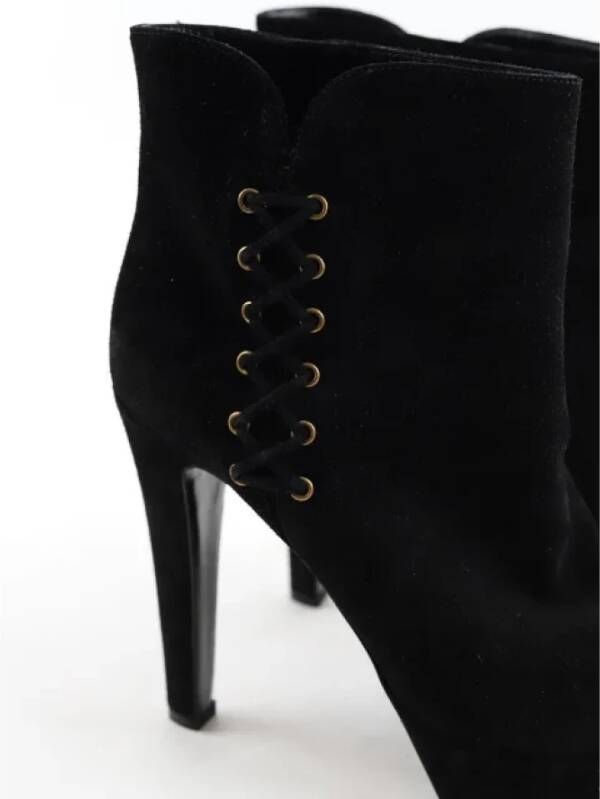 Sergio Rossi Pre-owned Suede boots Black Dames