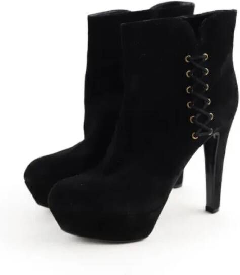 Sergio Rossi Pre-owned Suede boots Black Dames