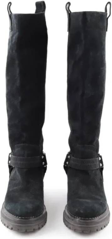 Sergio Rossi Pre-owned Suede boots Black Dames