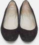 Sergio Rossi Pre-owned Suede flats Black Dames - Thumbnail 3