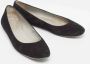 Sergio Rossi Pre-owned Suede flats Black Dames - Thumbnail 4