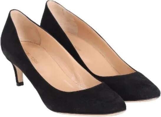 Sergio Rossi Pre-owned Suede heels Black Dames