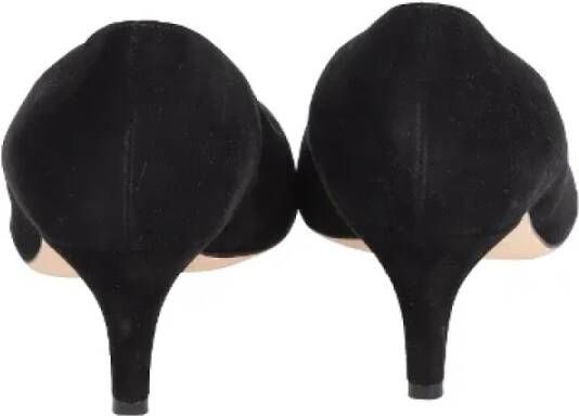 Sergio Rossi Pre-owned Suede heels Black Dames