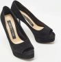 Sergio Rossi Pre-owned Suede heels Black Dames - Thumbnail 4