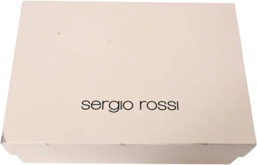 Sergio Rossi Pre-owned Suede heels Black Dames