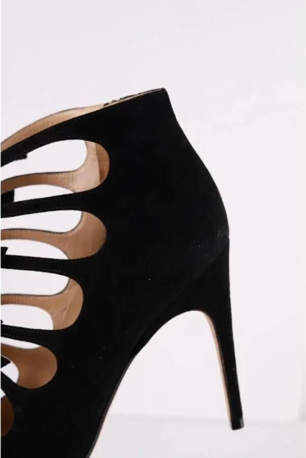 Sergio Rossi Pre-owned Suede heels Black Dames