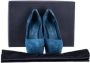 Sergio Rossi Pre-owned Suede heels Blue Dames - Thumbnail 7