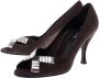 Sergio Rossi Pre-owned Suede heels Brown Dames - Thumbnail 4