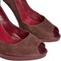 Sergio Rossi Pre-owned Suede heels Brown Dames - Thumbnail 8