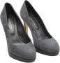 Sergio Rossi Pre-owned Suede heels Gray Dames - Thumbnail 3