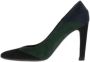 Sergio Rossi Pre-owned Suede heels Green Dames - Thumbnail 3