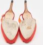 Sergio Rossi Pre-owned Suede heels Orange Dames - Thumbnail 6