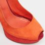 Sergio Rossi Pre-owned Suede heels Orange Dames - Thumbnail 7