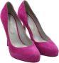 Sergio Rossi Pre-owned Suede heels Pink Dames - Thumbnail 3