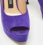 Sergio Rossi Pre-owned Suede heels Purple Dames - Thumbnail 7